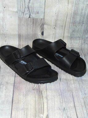 BIRKENSTOCK Arizona EVA Black Slide Sandals Womens Size 9 (EU 40)